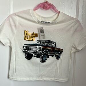 Morgan Wallen crop tee small